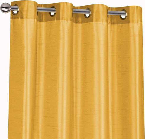 Adore the Decor™ Faux Silk 54 x 84 in. Single Grommet Curtain Panel